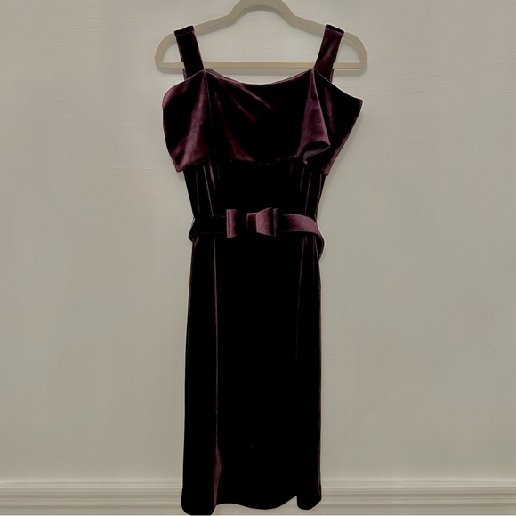 Nanette by Nanette Lepore Plum Moody Romance Velvet Dress (8) - Picture 6 of 10